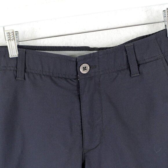 Under Armour Blue Elastic Waist Low Rise Athletic Nylon Polyester Pants 31/31 - Picture 3 of 13